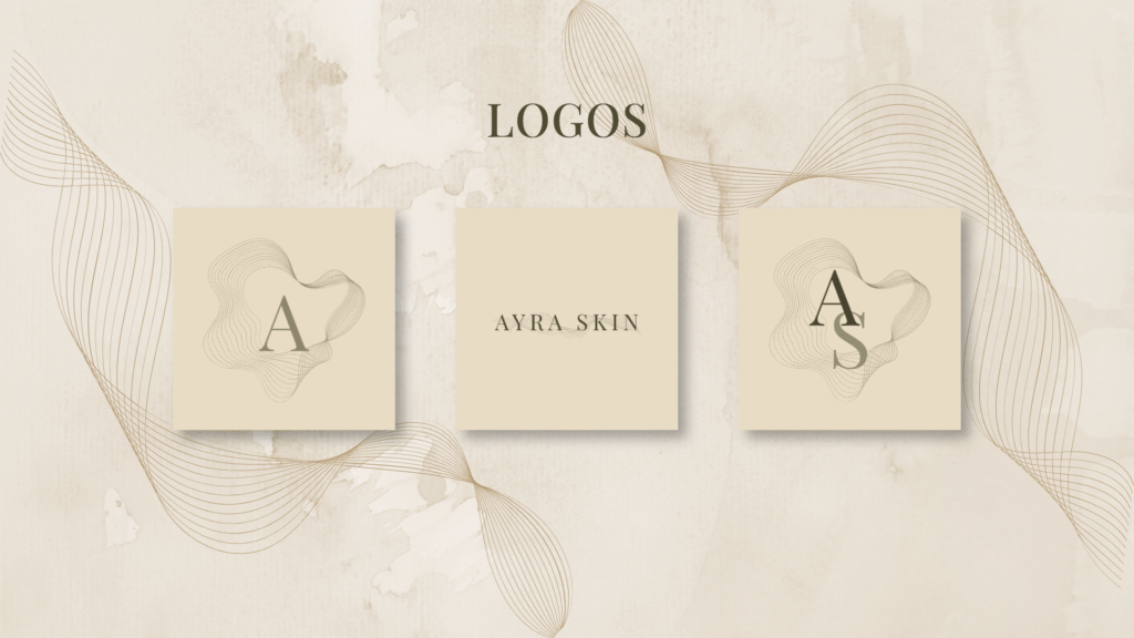 logo suite for skincare products